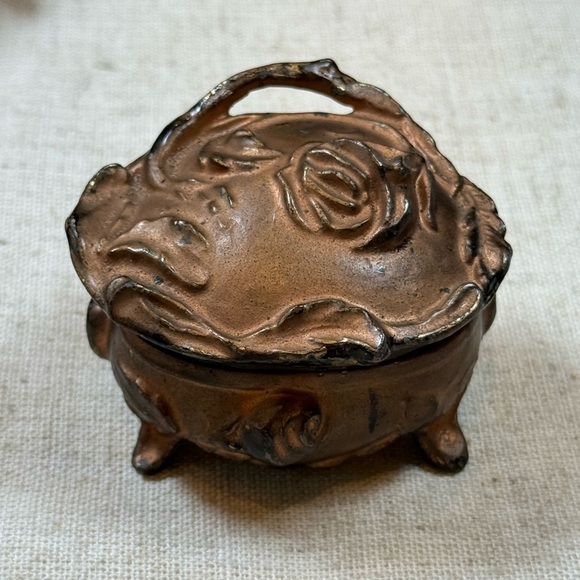 Vintage Copper Trinket Box - Picture 1 of 9